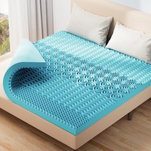 Dreamsmith 3 Inch 5-Zone Memory Foam Mattress Topper, Cooling Gel Infused Foam - £55.94 GBP