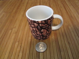 2007 Starbucks Coffee Espresso Mug Tea Cup 2.9 oz Shot Mini Mug Roasted Beans - £11.79 GBP