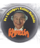 Halloween Collectible Grandpa Munster Kahlua Mudslide Pin back button badge - £7.95 GBP