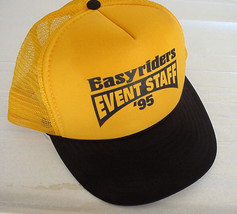 Easyriders Motorcycle Magazine Event Staff 1995 Baseball Cap Rare NM - £39.95 GBP