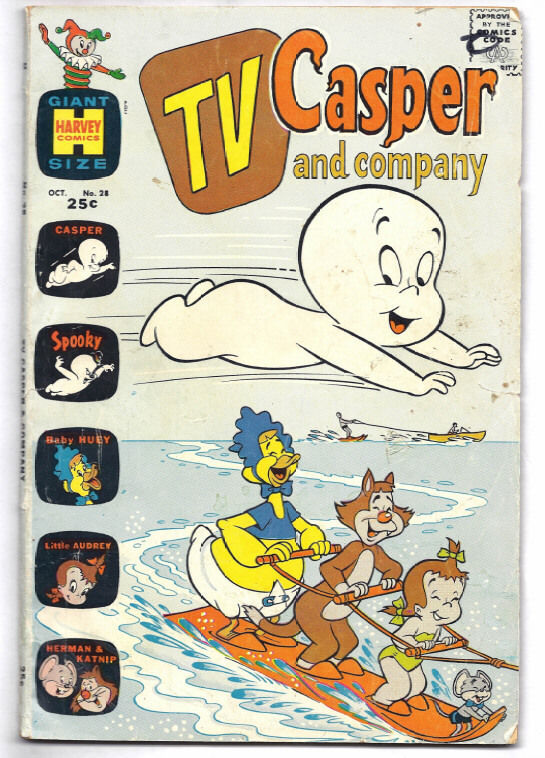 Comics Casper Comic Book Oct No. 28 TV CASPER the Friendly Ghost Harvey Comics - £10.44 GBP