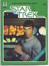 Star Trek Mr Spock Original Series Vintage Coloring Book Unused Good Cond - £11.80 GBP