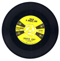 Records 45rpm Doris Day &#39;Walk A Chalk Line/Soft As The Starlight Columbia 1957 - £7.04 GBP