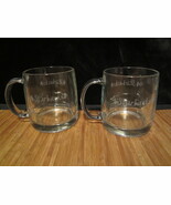 2 Vintage Starbucks Coffee Tea Cup Mug Original Clear Double Etched Glas... - €17,49 EUR