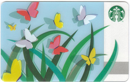 Starbucks 2011 Spring Butterflies Collectible Gift Card New No Value - £1.53 GBP