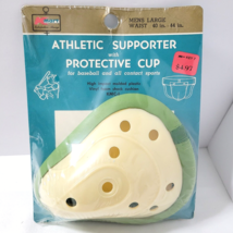 Vtg NOS Athletic Supporter Jock Strap w/ Snaps And Cup K-Mart Large 40-4... - £52.54 GBP