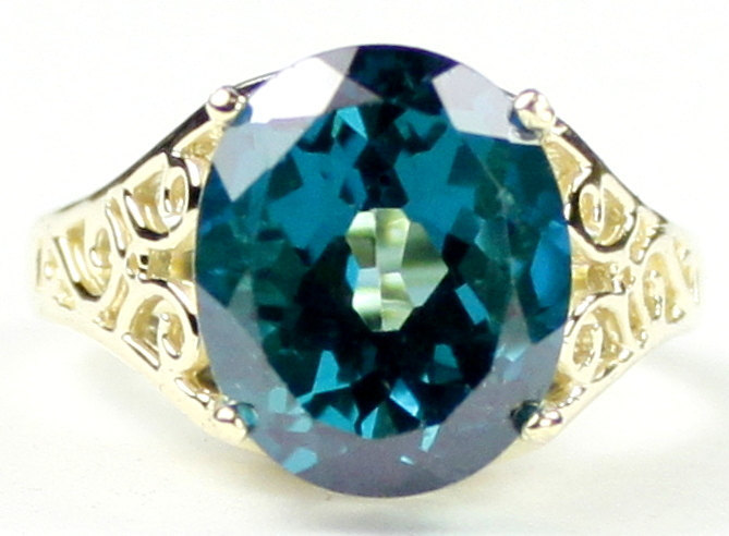 R057, Paraiba Topaz, 10KY Gold Ring