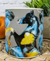 Trail Of Painted Ponies Stormy Dark Weather Thunder Fury Horse Ceramic Mug - €15,98 EUR