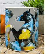 Trail Of Painted Ponies Stormy Dark Weather Thunder Fury Horse Ceramic Mug - $336.47 MXN