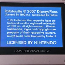 Ratatouille Nintendo Game Boy Advance Disney Pixar Authentic Works - $12.17