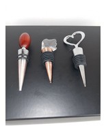 Wine Bottle Stoppers Lot of 3 - £7.58 GBP