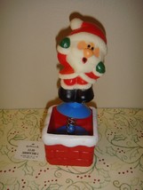 Hallmark Santa Pop Up In Chimney Merry Miniature  - $14.99