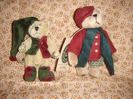 Boyds Bears Elfwood Bearington Mohair And Tiny T Jody Bear Plush - £18.01 GBP