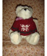 Boyds Bears Rupert Plush Bear With Snowflake Sweater  - £11.16 GBP