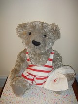 The Bialosky Treasury Grizzle II, Gray Teddy Bear 1995 W/Old Style Bathing Suit - £12.76 GBP