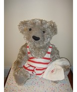The Bialosky Treasury Grizzle II, Gray Teddy Bear 1995 W/Old Style Bathi... - $15.99