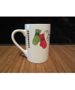 2011 Starbucks Christmas Coffee Mug Tea Cup 2011 Dove Mittens Holiday 10... - $272.78 MXN