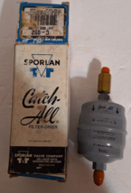 Sporlan Catch-All Filter Drier 1/4” SAE Flare 5 Cu. In. Desiccant C-052 USA Made - £16.02 GBP