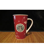 2008 Starbucks Christmas Coffee Mug Tea Cup Green Mermaid Logo Holiday 1... - $27.53 CAD