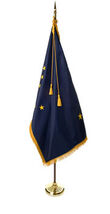 Alaska - 7' Flag Presentation Set - With Fringe, Pole Hem - $324.00