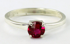 Created Ruby, 925 Sterling Silver Ring, SR301 - $47.98