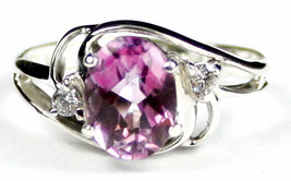 SR176, Pure Pink Topaz, Sterling Silver Ring - £50.72 GBP