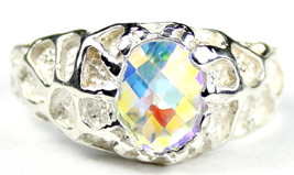 SR168, Mercury Mist Topaz, 925 Sterling Silver Men&#39;s Ring - £76.86 GBP