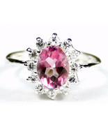 SR235, Pure Pink Topaz, 925 Sterling Silver Ring - £50.80 GBP