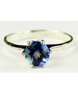 SR311, 1 CT Neptune Garden Topaz, 925 Sterling Silver Ring - £42.50 GBP