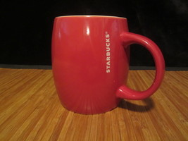 Starbucks Original Red Valentines Barrel White Logo Coffee Mug Tea Cup 1... - £13.29 GBP