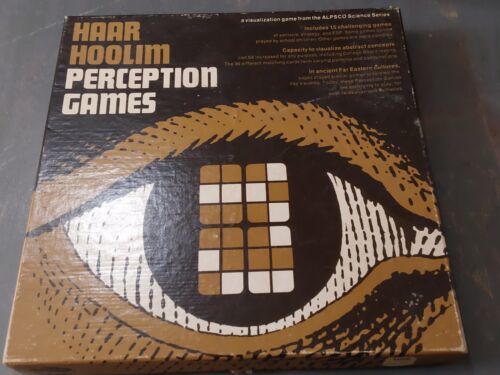 Primary image for Haar Hoolim Perception Games 1968 Matching Solitaire Strategy Game Play Complete