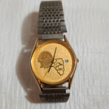Pabst Blue Ribbon beer wrist watch metal strap men&#39;s advertising PBR Ill... - $65.00