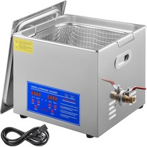 VEVOR 15L Ultrasonic Cleaner with Digital Timer&amp;Heater Professional Ultr... - $230.17