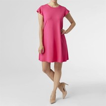 Bright Rose Flutter Sleeve Mini Dress Barbiecore XXL - £25.32 GBP