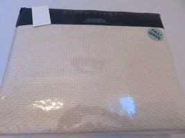 Ralph Lauren Ariel Full Queen knit cotton bed blanket Sand $355 - £132.71 GBP
