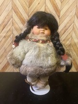 Alaskan Eskimo Porcelain Doll [Item 438] - £18.08 GBP