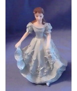 Quinceanera Cake Topper Figure Blue Dress 15 - £5.35 GBP