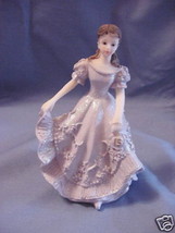 Quinceanera Cake Topper Figure Violet Dress 15 - $6.85