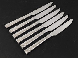 Heritage Mint BENTLEY 6 Dinner Knives 9-1/8&quot; Stainless 18/10 Flatware - $29.69
