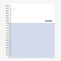 HAMELIN 1 Subject Spiral Notebook Graph Ruled 8.5 X 11 Hardcover-Ice White - $165.19 MXN