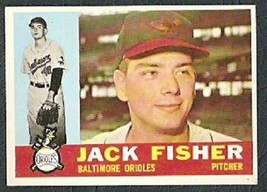 1960 Topps Baseball Card # 46 Baltimore Orioles Jack Fisher ex mt - £2.19 GBP