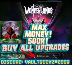 Tiny Tinas Wonderlands - Max Money - 500K - Buy All Upgrades - £7.79 GBP