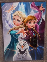 Disney Frozen Gossy Print 11 x 17 In Hard Plastic Sleeve - £20.09 GBP