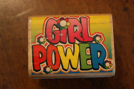 &quot;Girl Power&quot; Mounted Rubber Stamp - £3.00 GBP