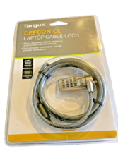 Cable Lock Targus Defcon CL Laptop Combination 6.5 Feet Long New PA410U - £14.06 GBP