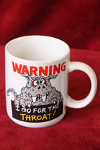 Vintage Hallmark &quot;Warning&quot; Monster Coffee Mug - £5.49 GBP
