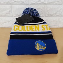 Ultra Game One Size Official NBA Gold State Warriors Cuffed Pom Beanie S... - £23.57 GBP