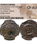 Constantine II Epfig Hoard RARE RIC Unlisted. NGC Certified Choice AU. R... - $379.05