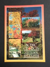 Scenic Georgia Autumn Splendor Mountains Foliage Stream 2US GA 456 Postcard - £3.13 GBP