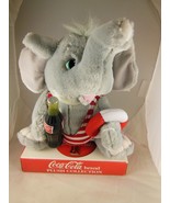 Awesome Coca Cola Coke Plush Elephant with Plastic Bottle MWT  Box 10&quot; S... - £13.64 GBP